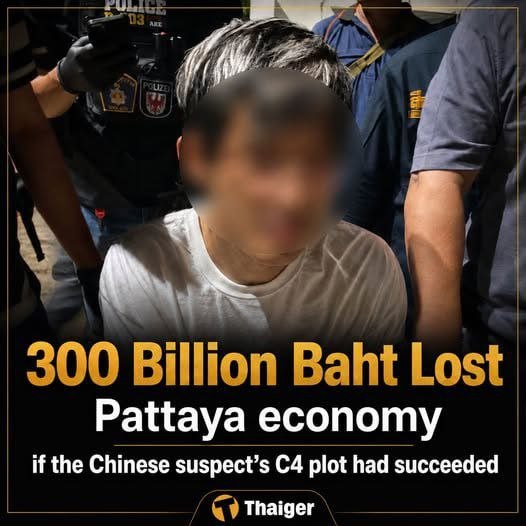 泰媒分析 如果芭提雅C4炸弹案真炸了 泰国损失可能高达5000亿泰铢