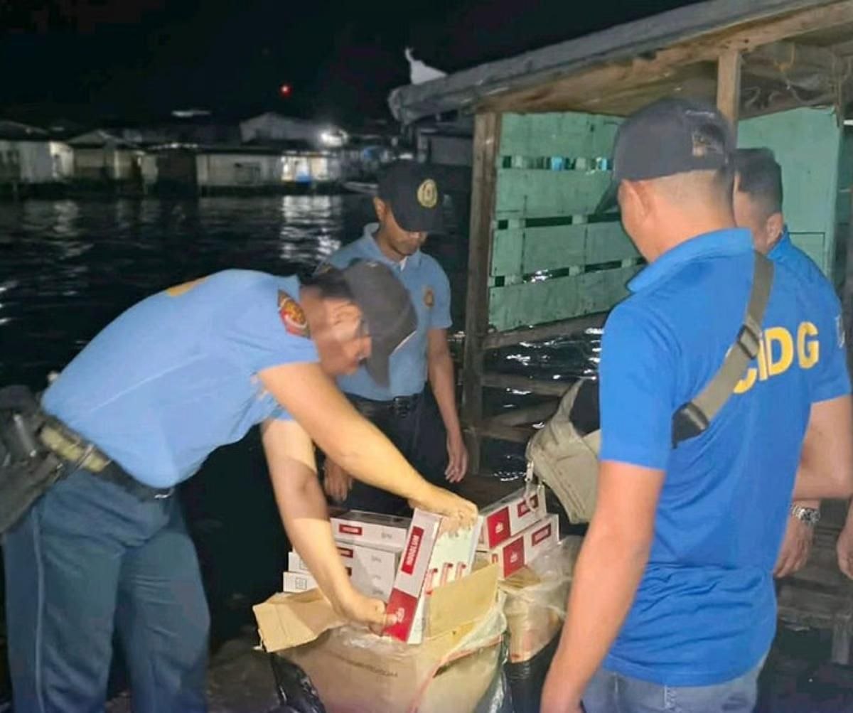 菲律宾走私香烟 塔威塔威查获大批走私香烟！价值超25万比索 无人敢认领
